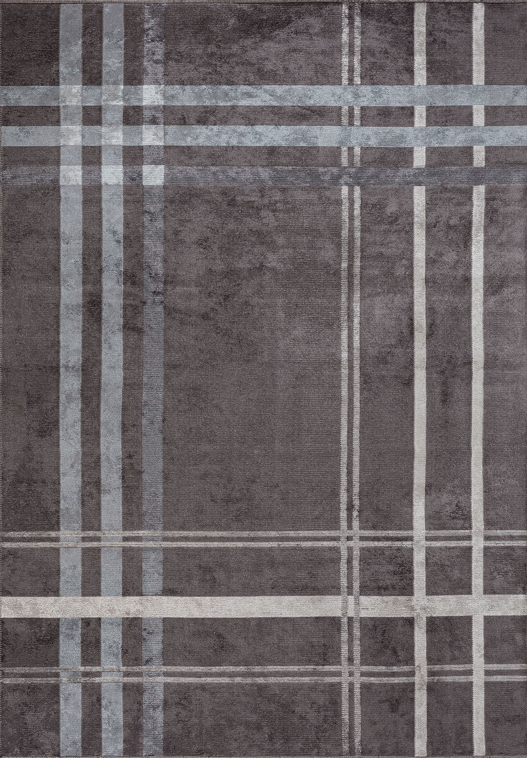 SCOTCH BLUE - BONE - CHARCOAL RUG