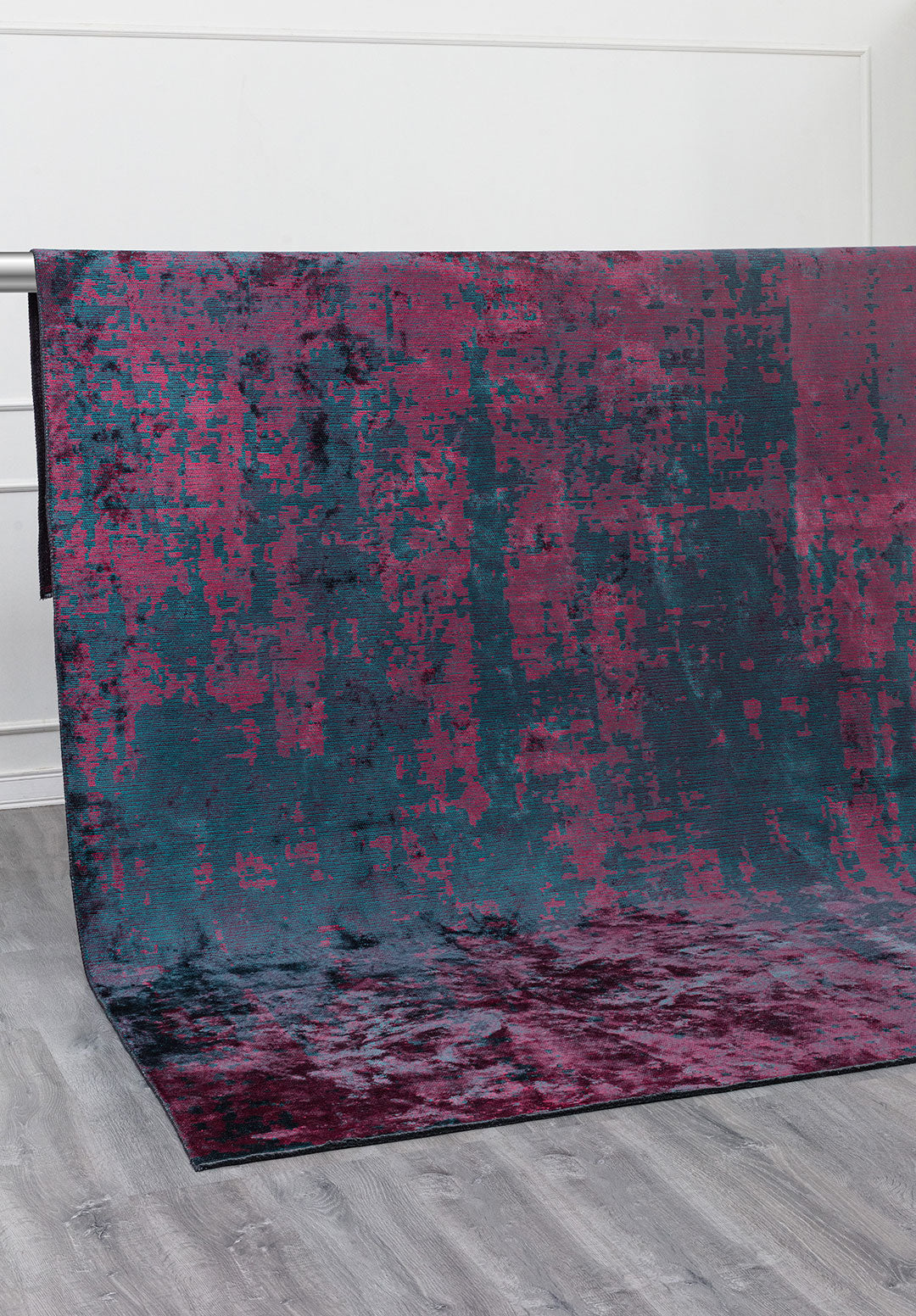 HORIZON DARK TURQUOISE - DARK DAMSON - MAGENTA RUG
