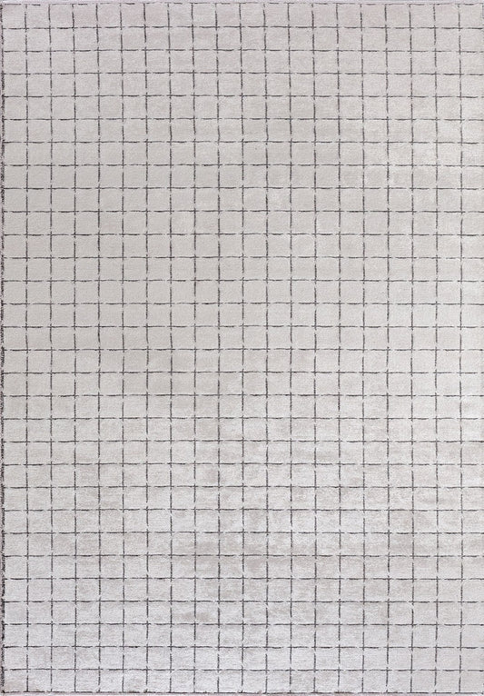 EQUINOX BLACK - LIGHT GREY - ECRU RUG