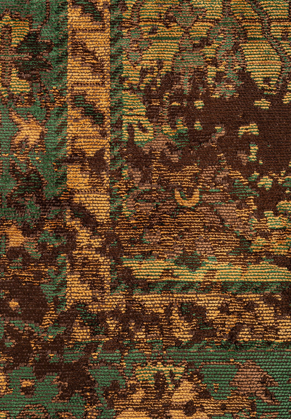 SPLENDOR ERA DARK BROWN - MUSTARD - FOREST GREEN - CACAO RUG