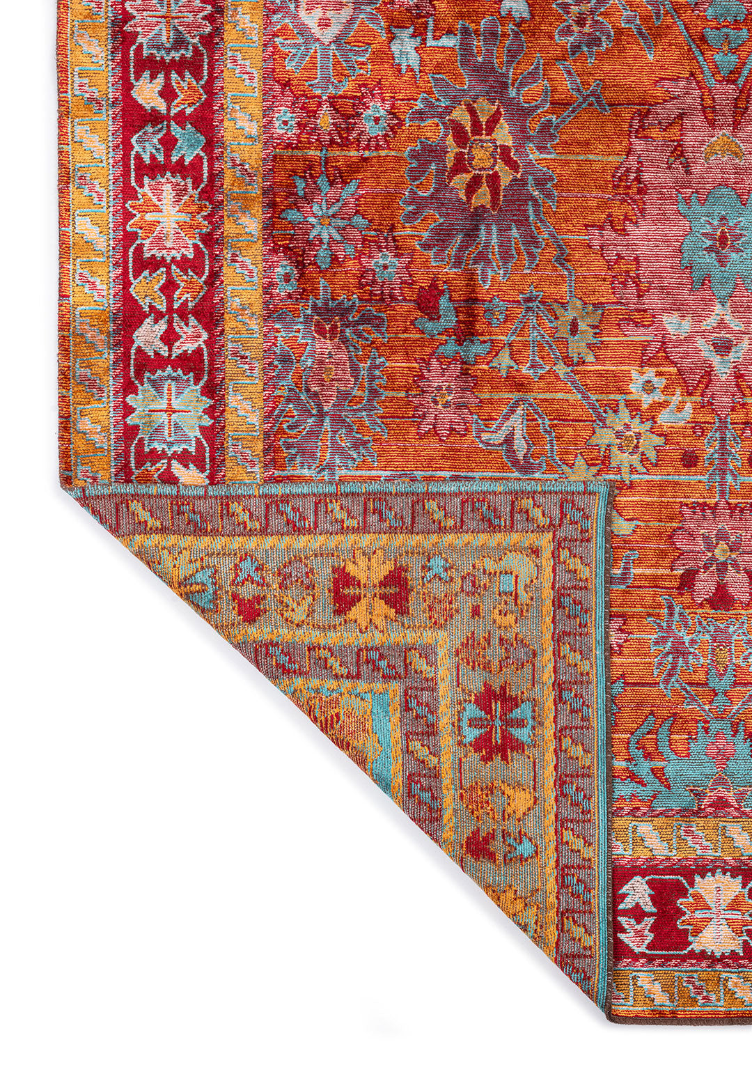 SPLENDOR BONE - MUSTARD - RED - TURQUOISE RUG