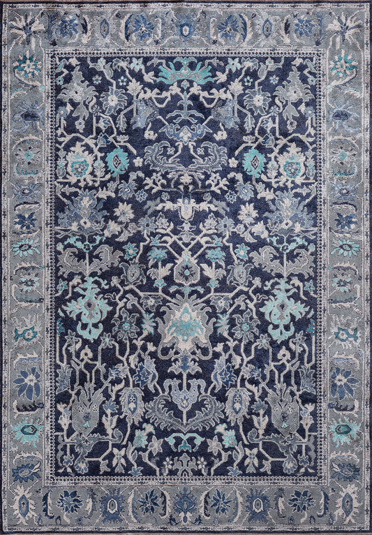 MAJESTY BLUE - BONE - NAVY BLUE - DARK NAVY - TURQUOISE RUG