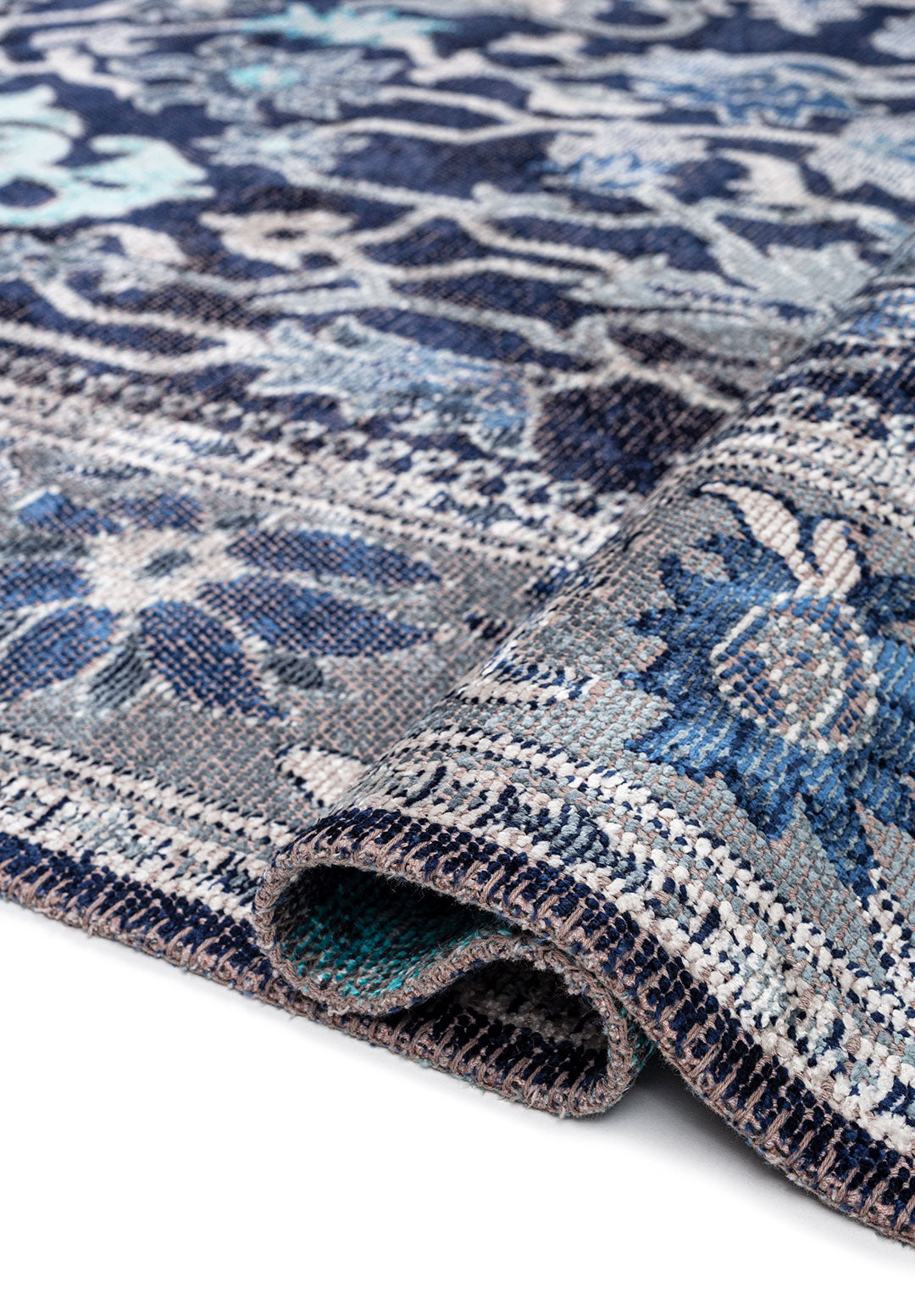 MAJESTY BLUE - BONE - NAVY BLUE - DARK NAVY - TURQUOISE RUG