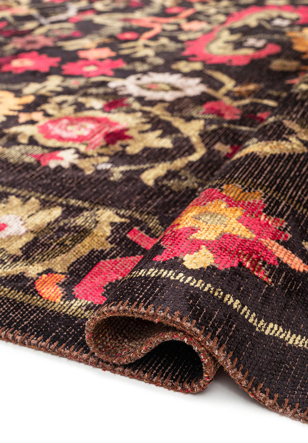 MAJESTY LIGHT CORAL - GREEN - FUSCHIA - BLACK - MUSTARD - ICE BLUE RUG