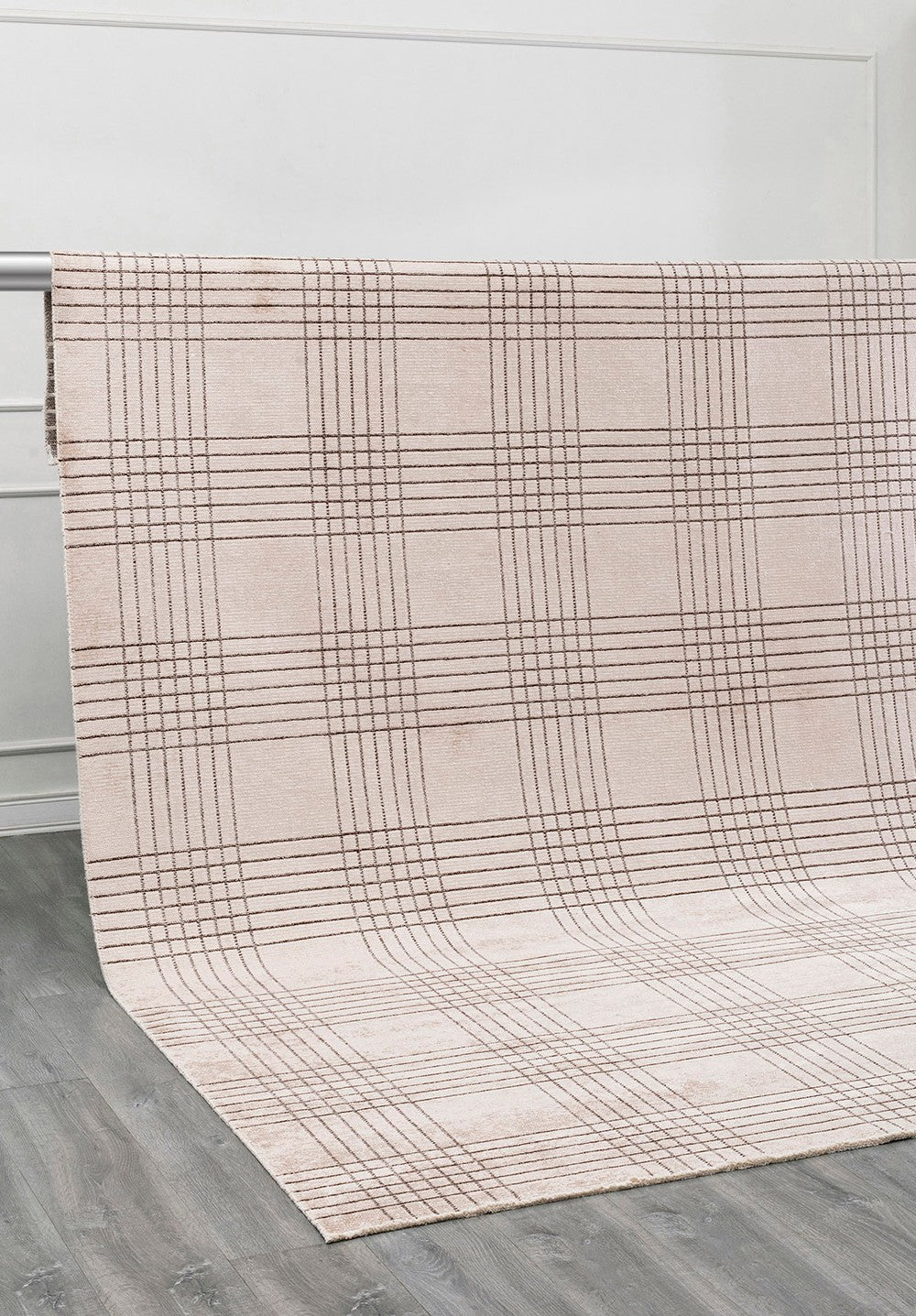 APEX DARK BROWN - STONE RUG