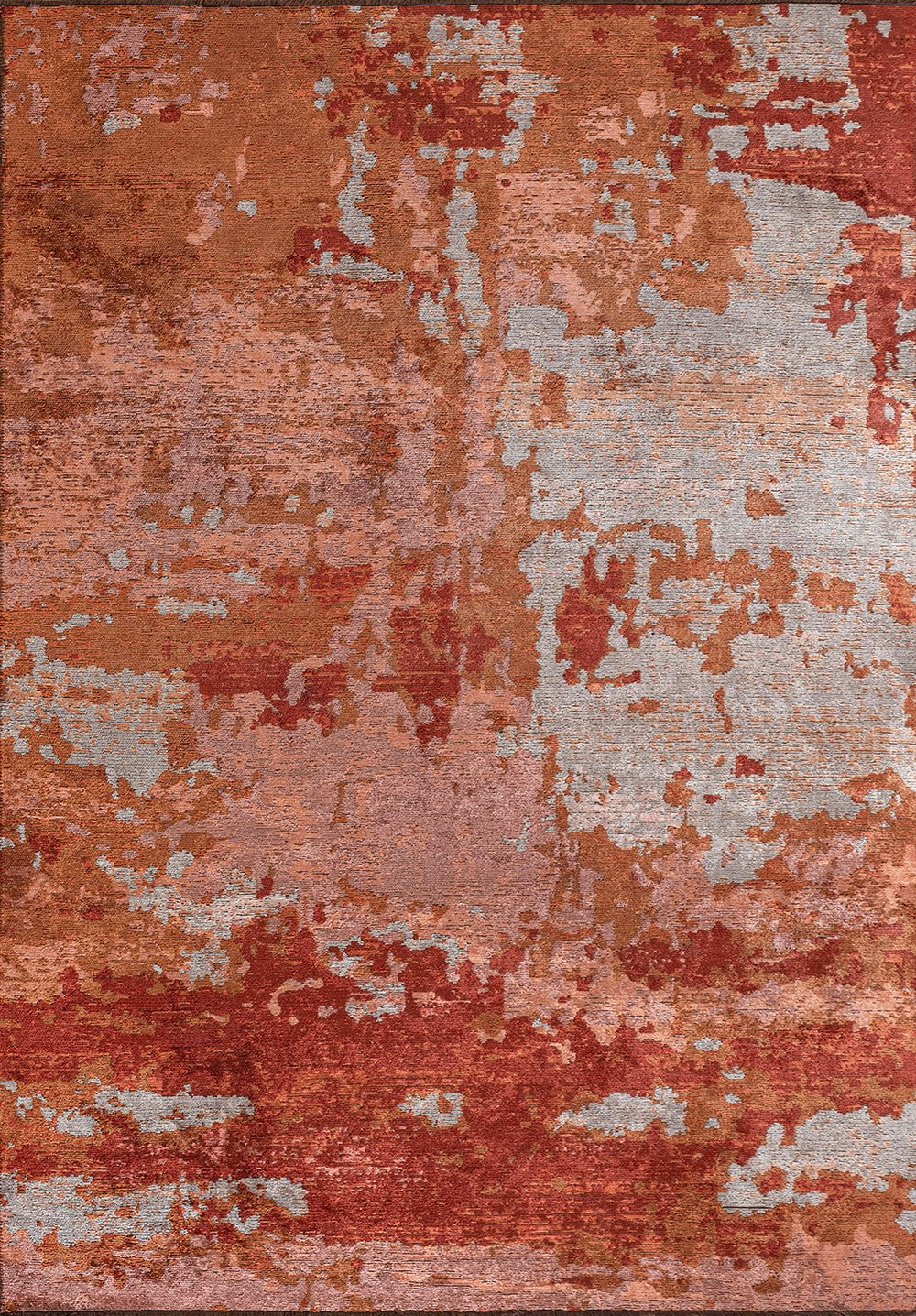 QUASAR LIGHT CORAL - LIGHT CREAM - DARK TERRA - TERRA RUG