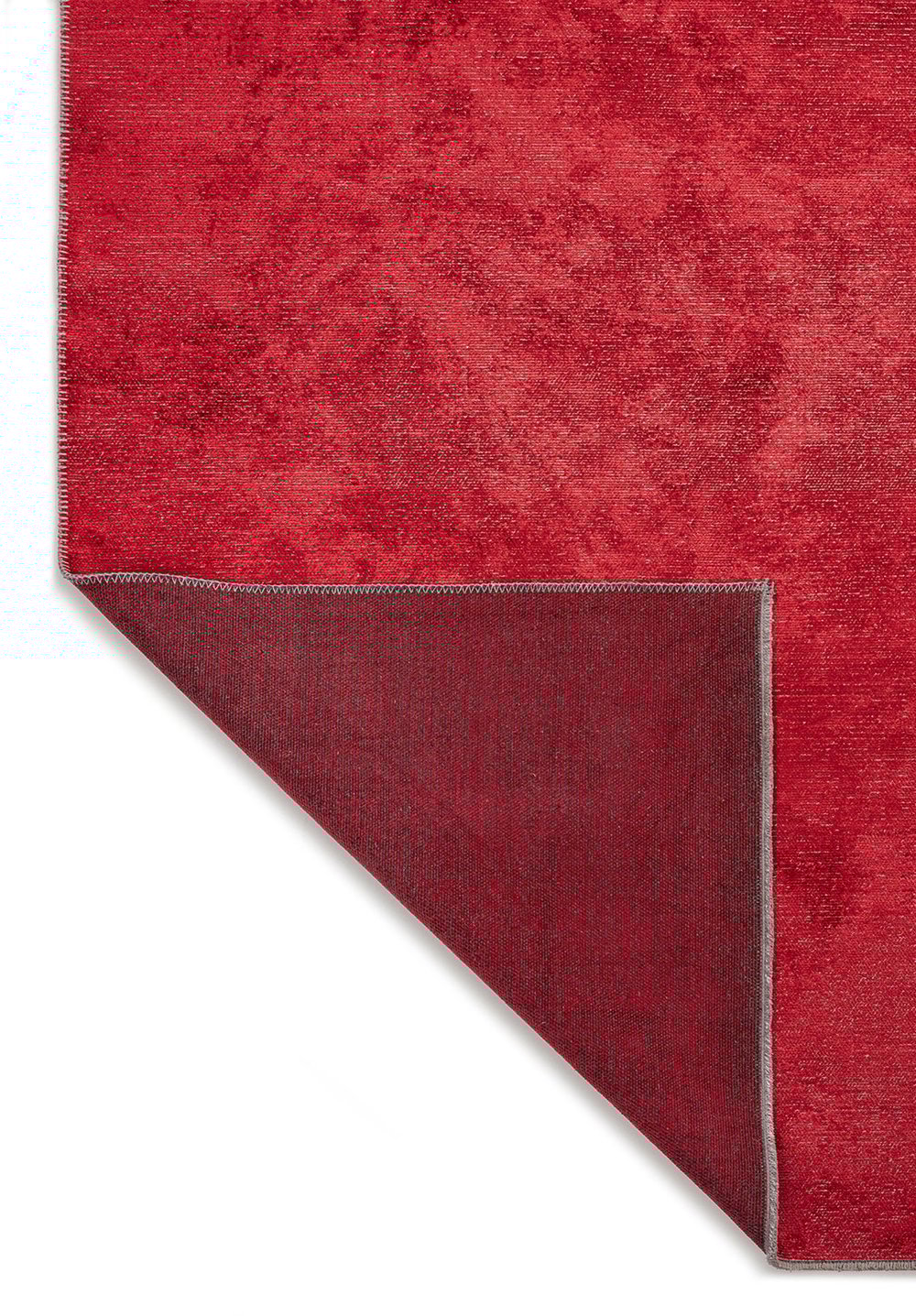 PLAIN RED (M) RUG