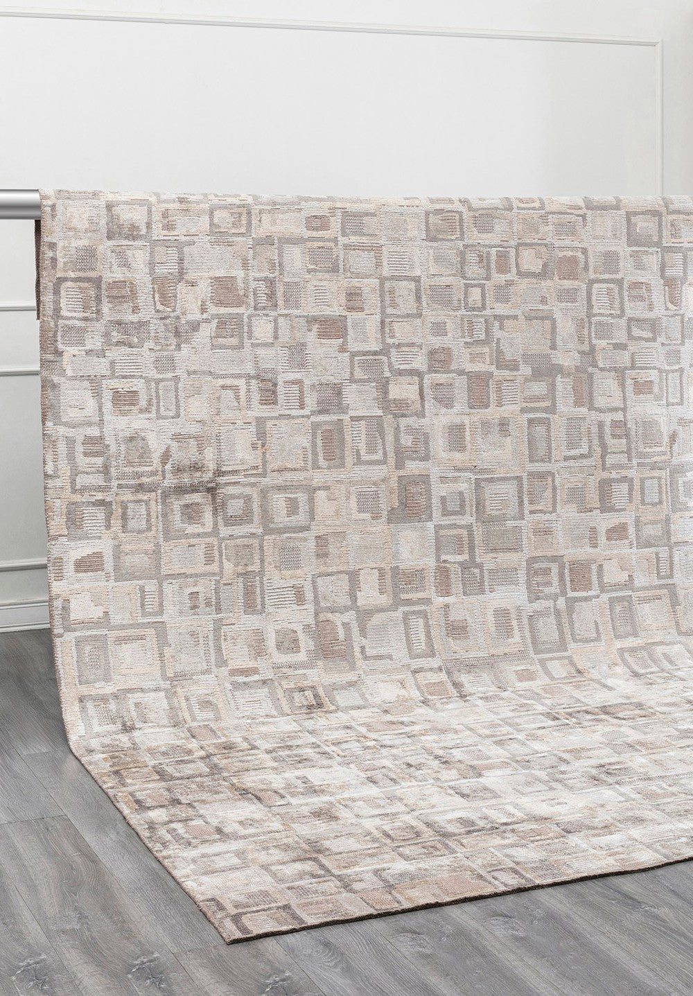 TRIBE GREY - BONE - CREAM RUG