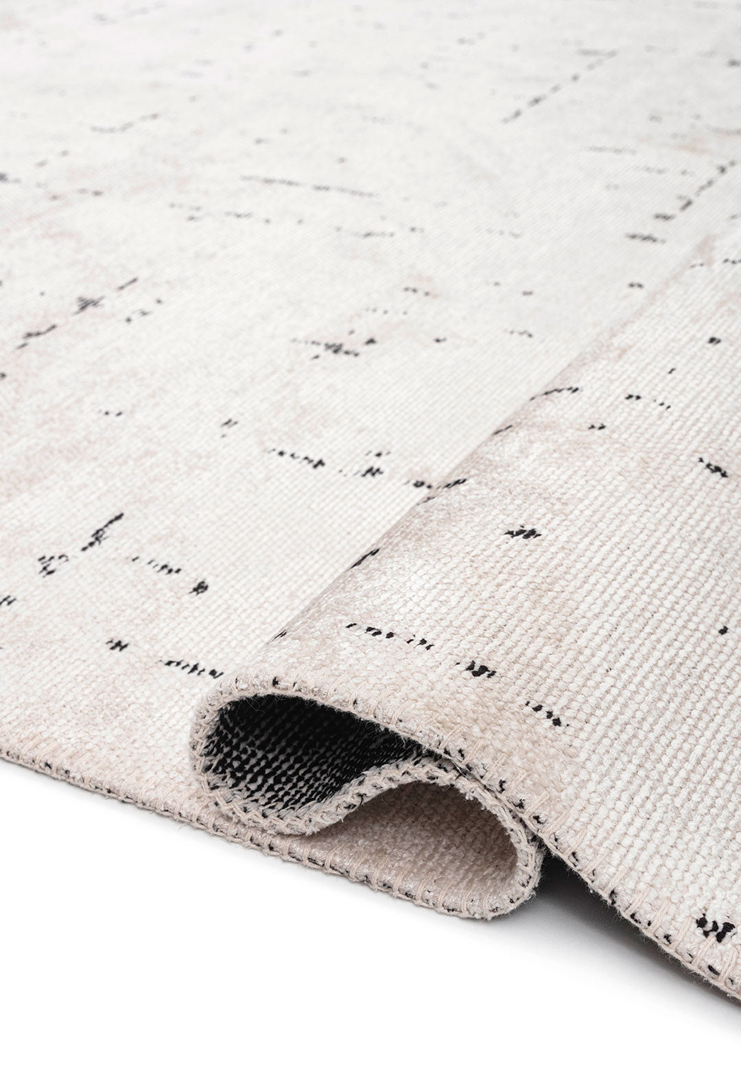 SAND BLACK - ECRU RUG