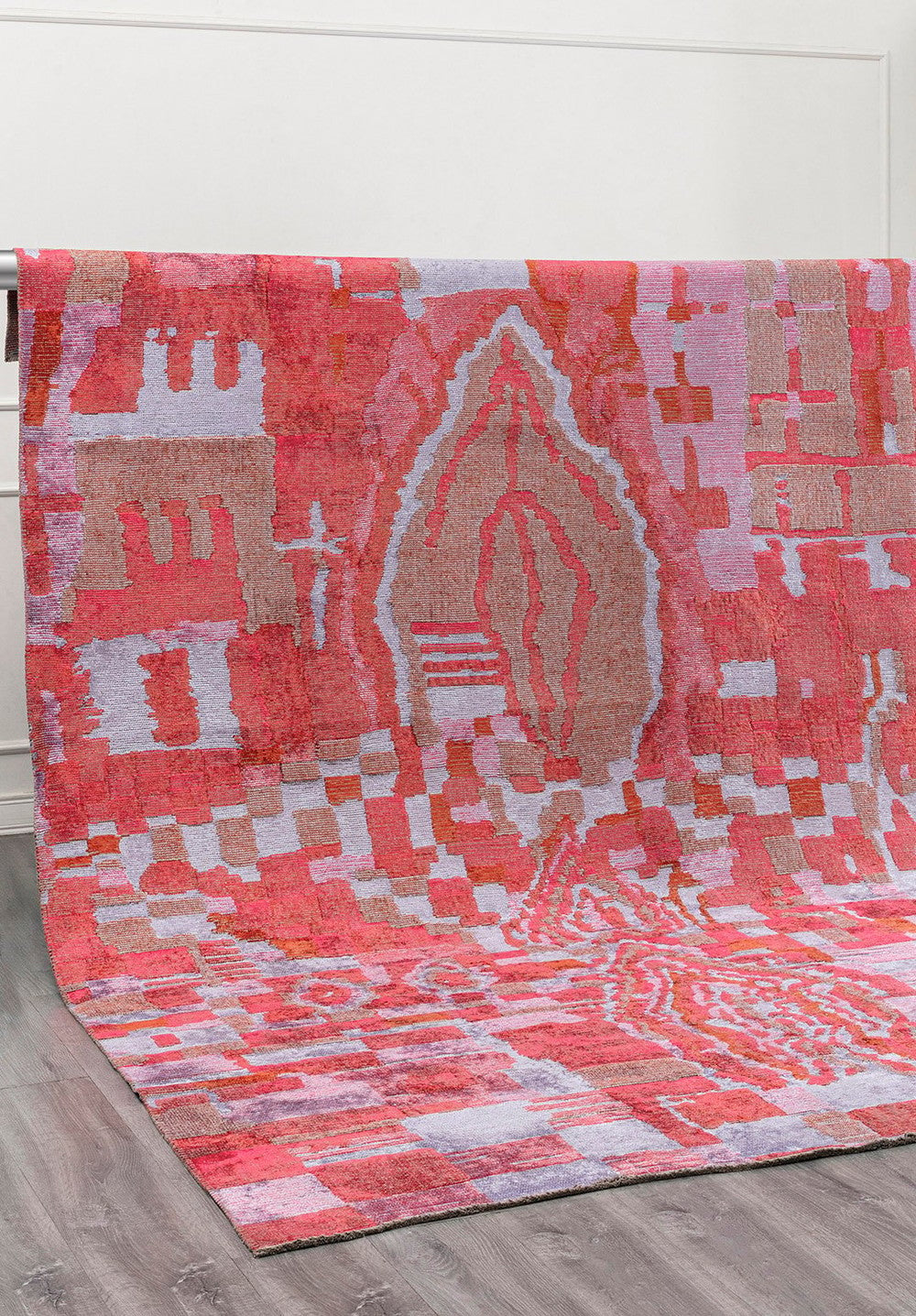 FOSSIL LILAC - RUST - FUSCHIA RUG