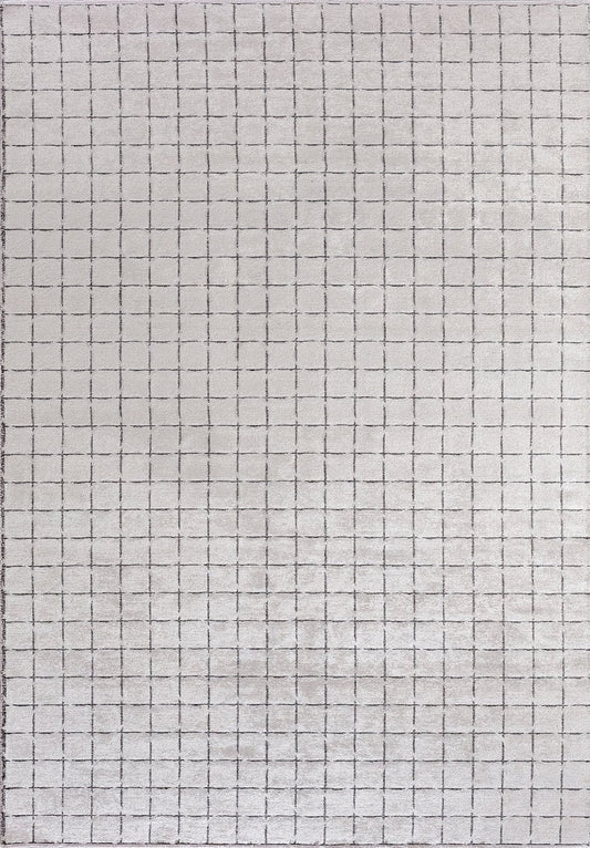 EQUINOX BLACK - LIGHT GREY - ECRU RUG