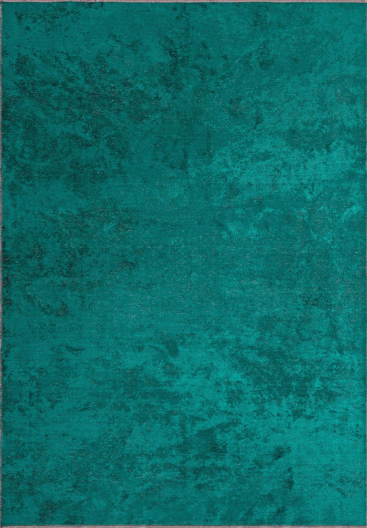 PLAIN DARK TURQUOISE (M) RUG