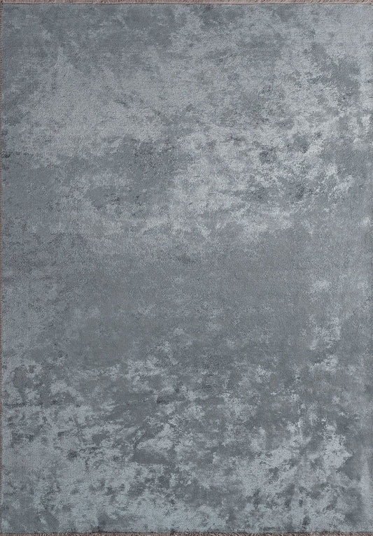PLAIN BLUE (M) RUG