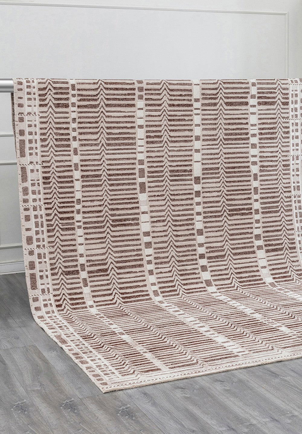 INCA DARK BROWN - STONE- ECRU RUG