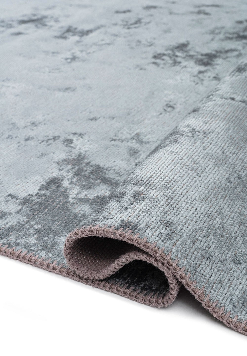PLAIN BLUE (M) RUG