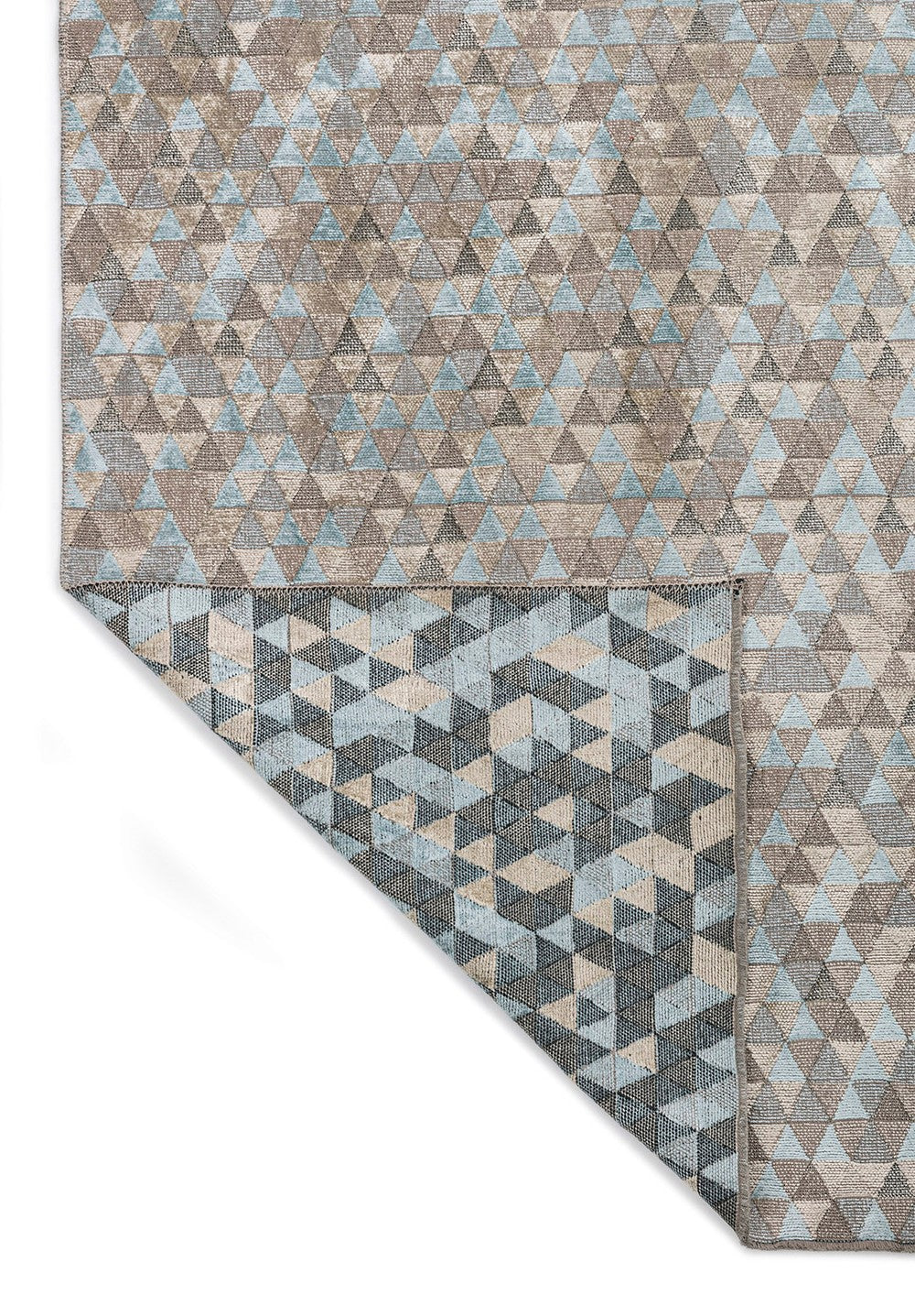 HARVEST ICE BLUE - CREAM RUG