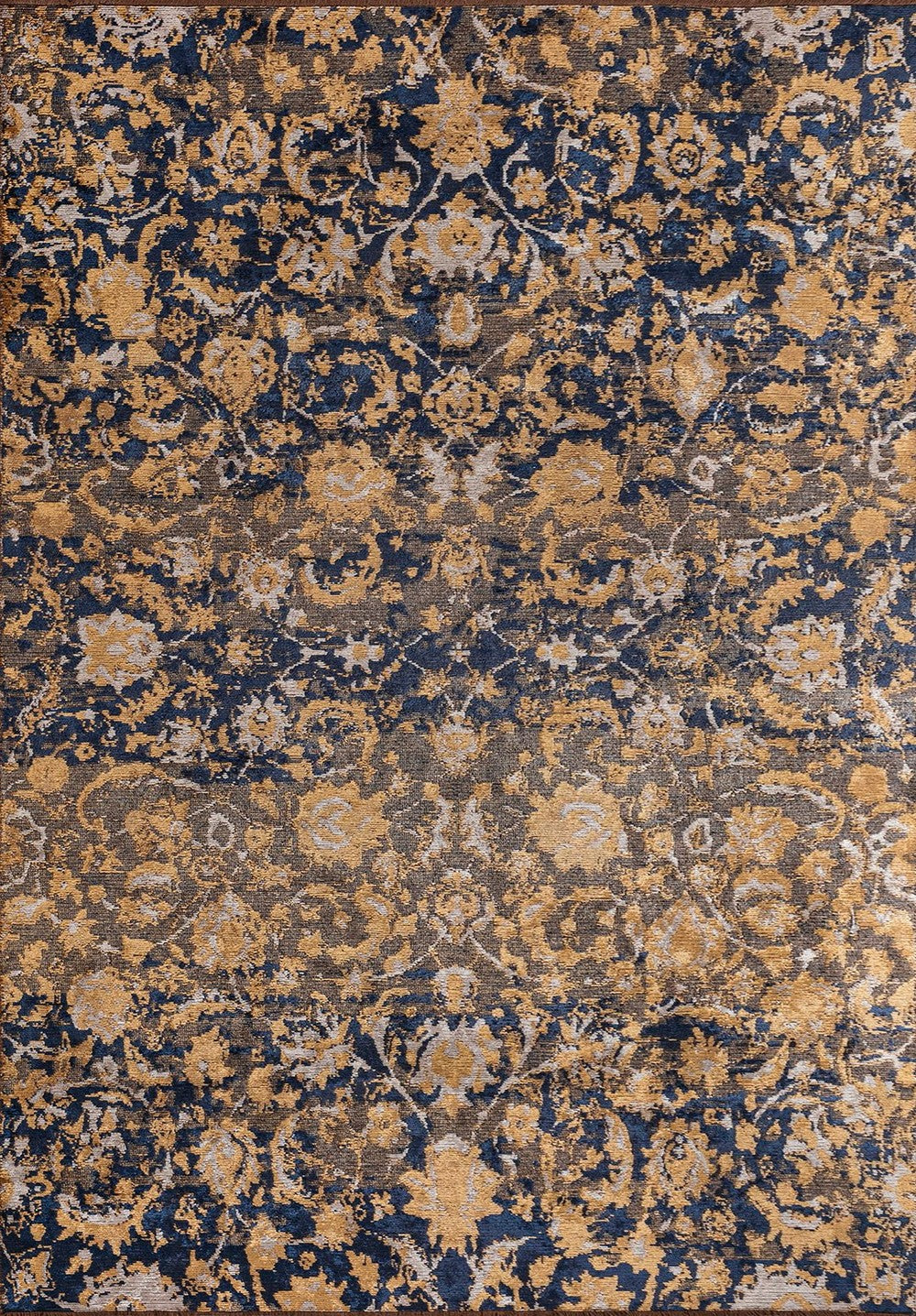 DREAM BONE - GOLD - DARK NAVY RUG