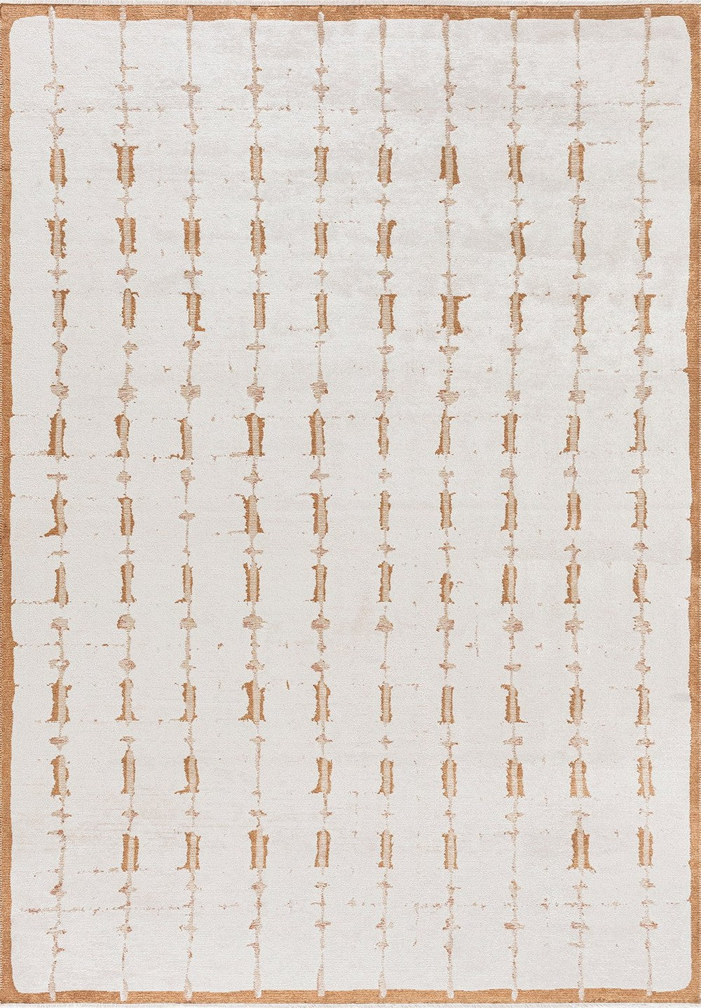 MAYA CACAO - LIGHT BROWN - LIGHT CREAM RUG