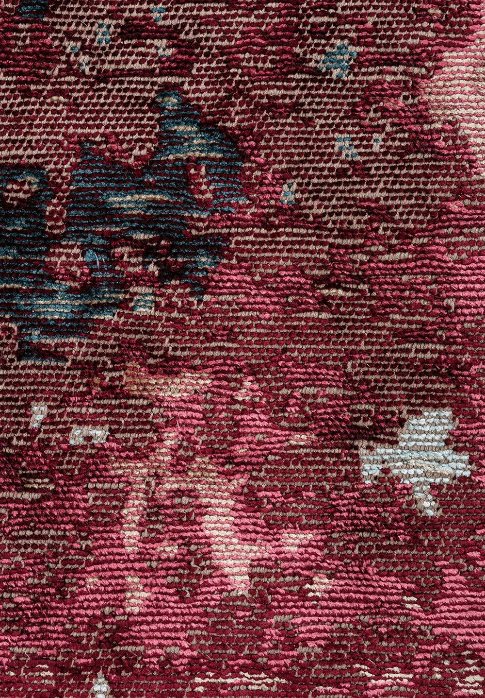SERENITY BEIGE - ROSE - CHERRY - PETROL - ICE BLUE - DAMSON RUG