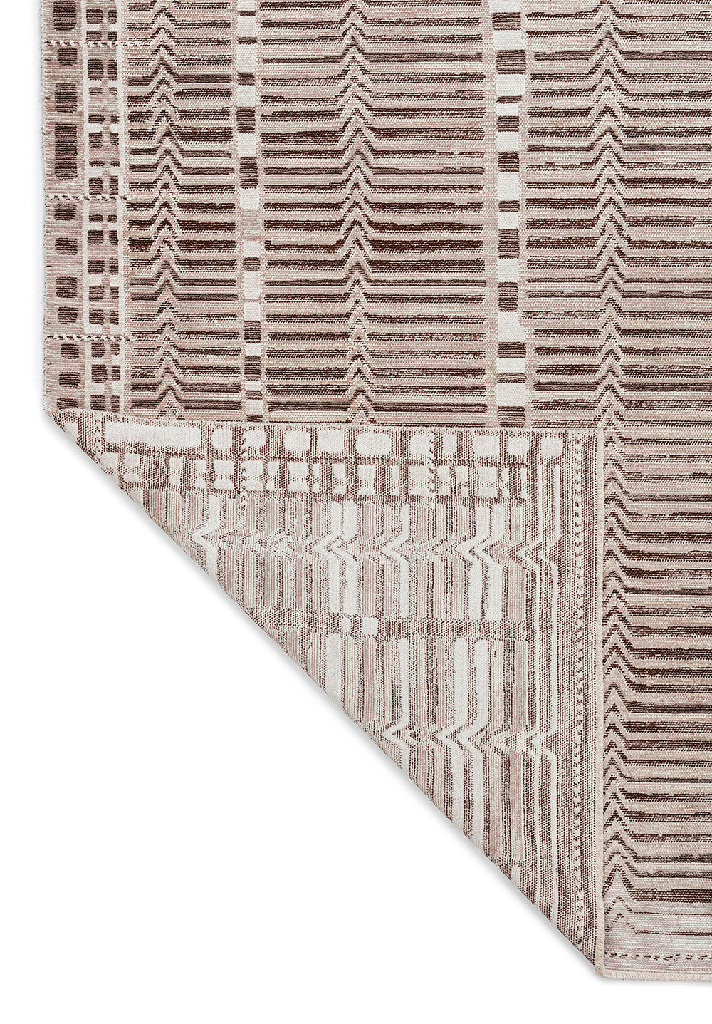 INCA DARK BROWN - STONE- ECRU RUG