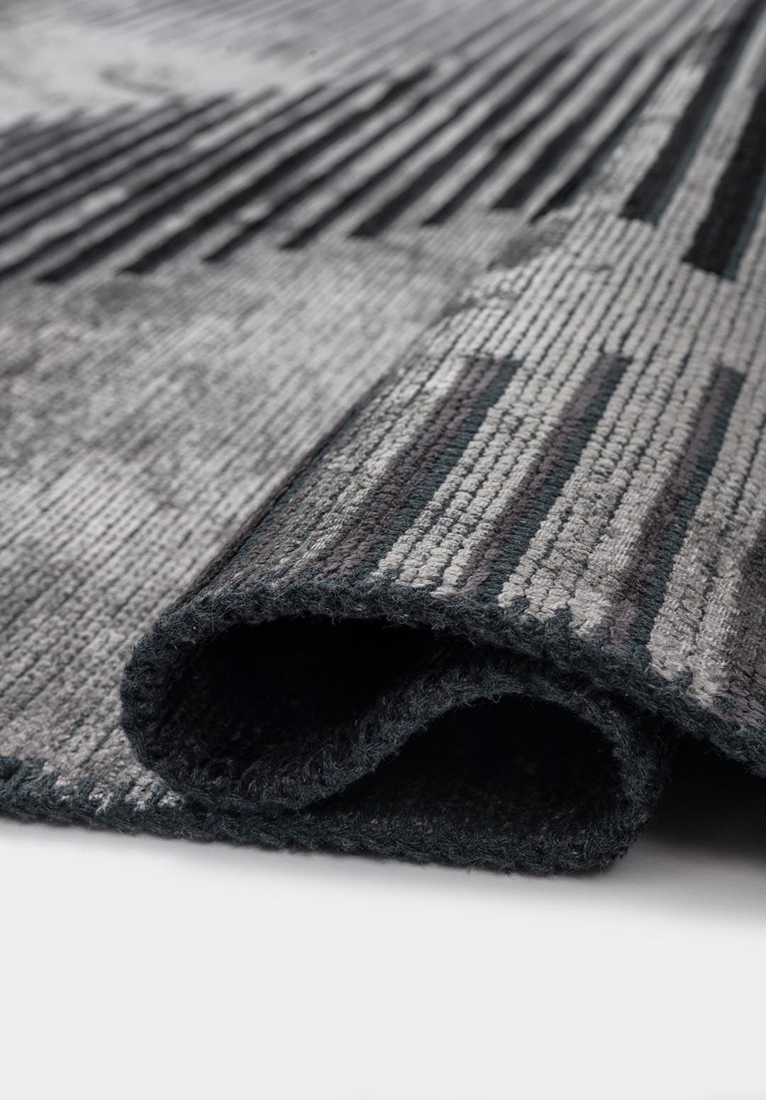 BARCELONA CHARCOAL - BLACK - GREY RUG