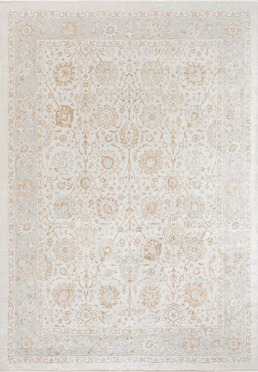 DAHLIA ECRU - DARK BEIGE - BEIGE - LIGHT GREY RUG