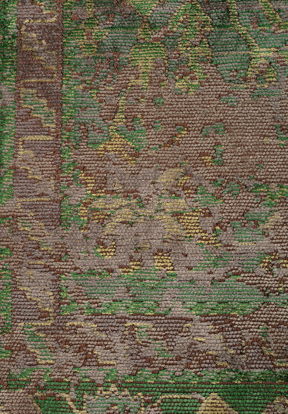 SPLENDOR ERA KHAKI - ANTHRACITE - FOREST GREEN - GREEN RUG