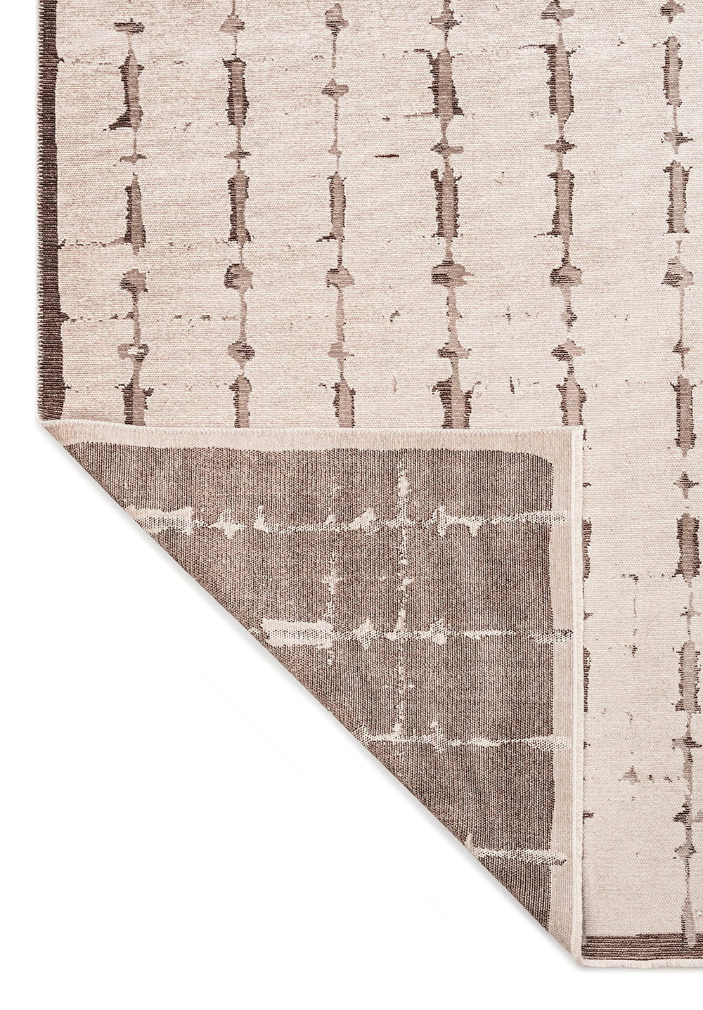 MAYA DARK BROWN - NOUGAT - STONE RUG