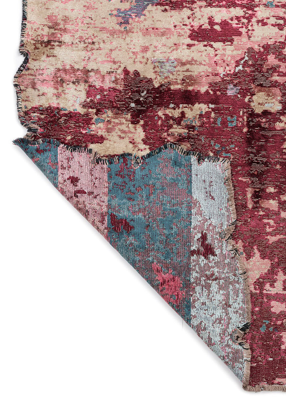SERENITY BEIGE - ROSE - CHERRY - PETROL - ICE BLUE - DAMSON RUG
