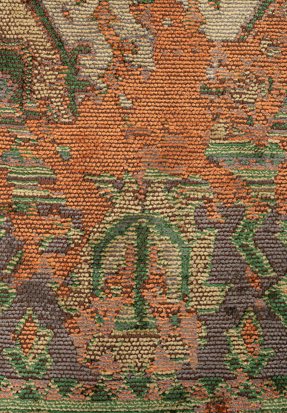 MONARCH ERA TERRA - ANTHRACITE - OLIVE GREEN - FOREST GREEN RUG